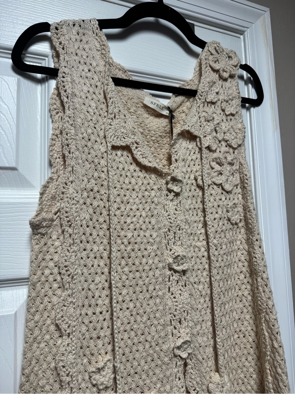 Spell NWT Paradise Found Vest - Sand Dune - Size XS - Picture 4 of 11